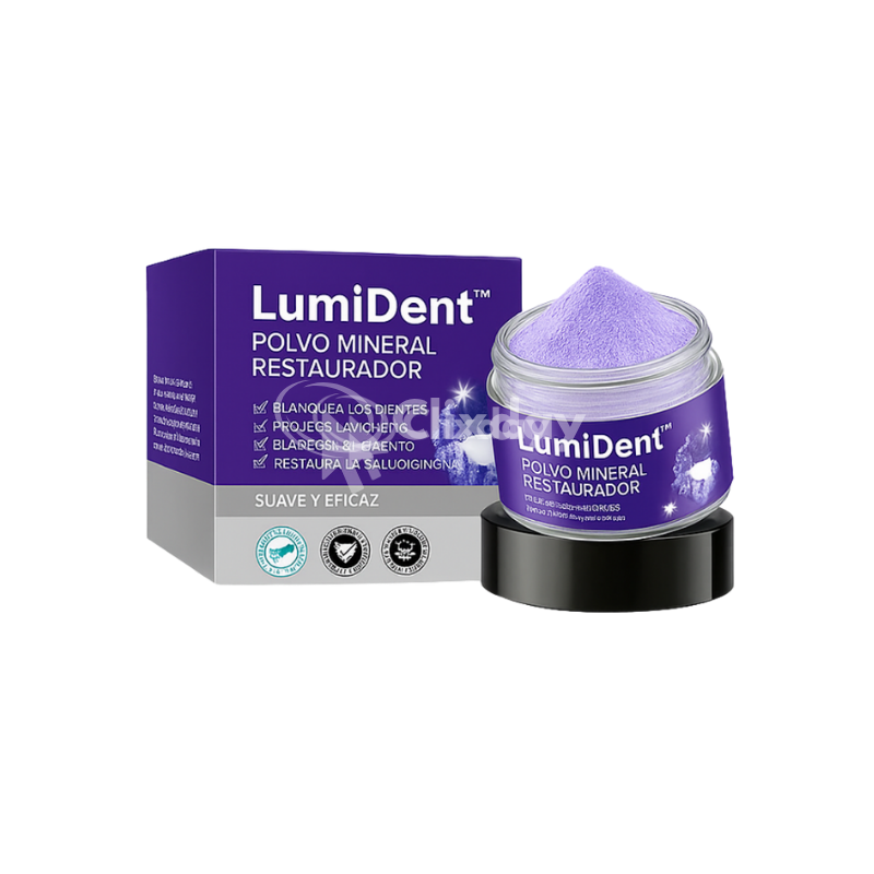 LumiDent™ - Polvo mineral restaurador dental