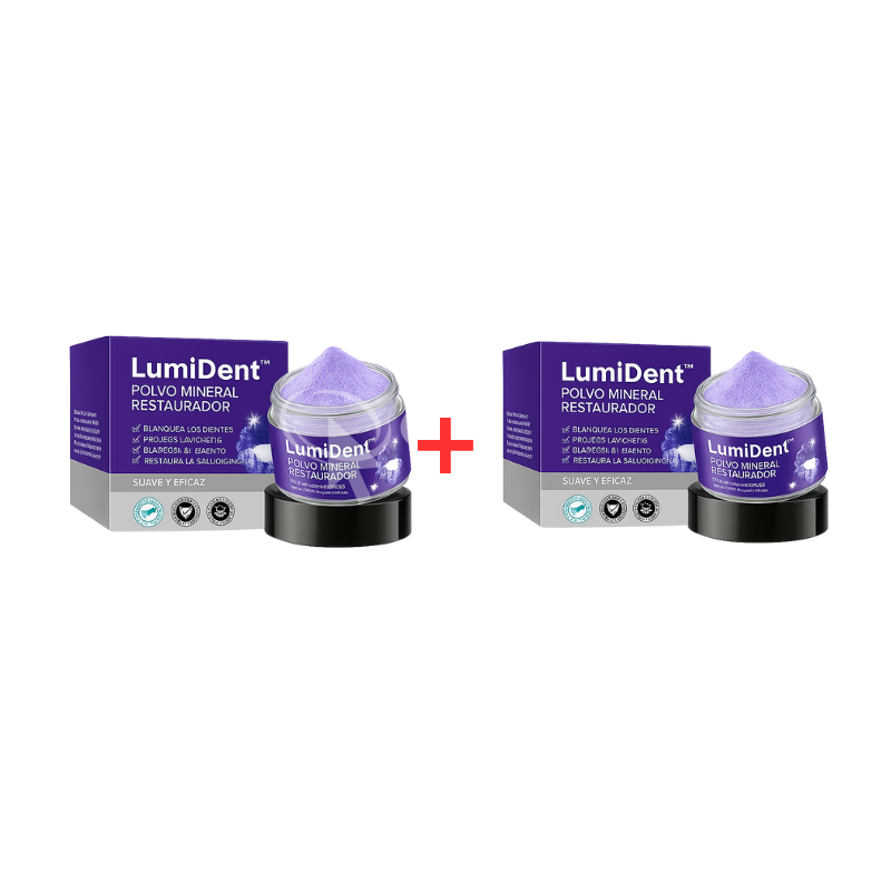 LumiDent™ - Polvo mineral restaurador dental
